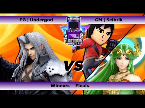 Flynns Arcade 050 Winners Finals FG | Undergod (Sephiroth)Vs CM | Seibrik (Mii Brawler Palutena)SSBU