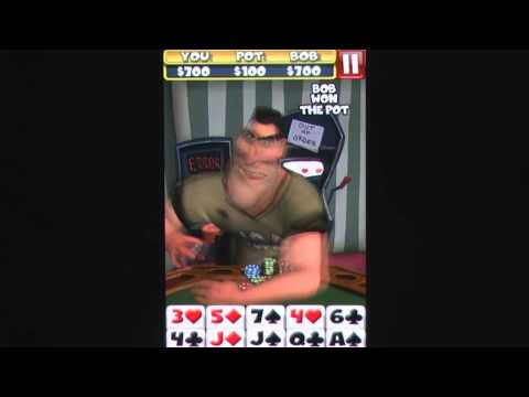 Poker With Bob iPhone Gameplay Review - AppSpy.com