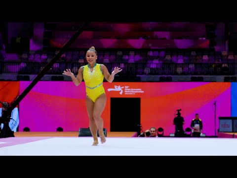 Flavia Saraiva (BRA) - FX - Podium Training - 2025 World Championships Jakarta