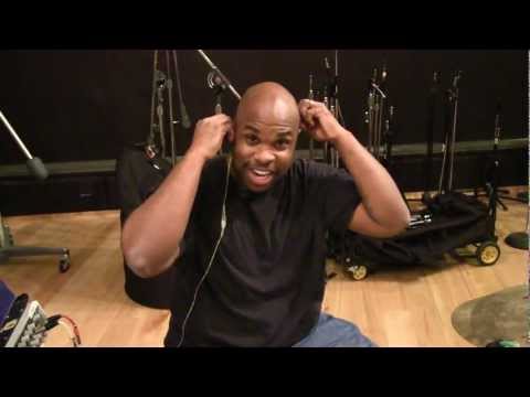 Aaron Green Drumming in the Studio with Eric EQ Young