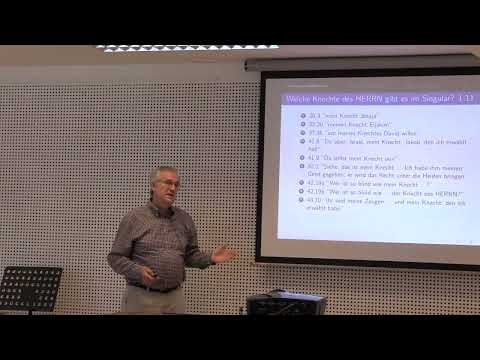 CVH-Vortrag 24.06.2019 - Der Knecht des Herrn bei Jesaja