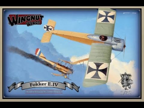 Wingnut Wings 1/32 Fokker E.IV In Box Review