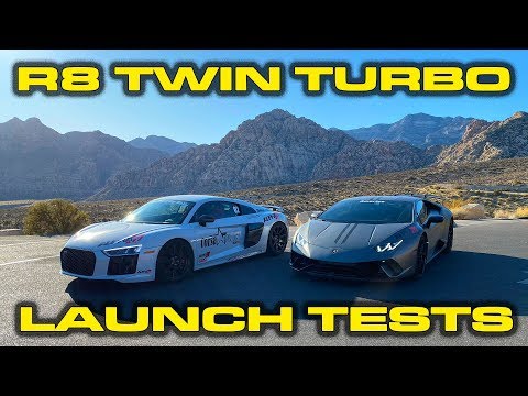 WILL IT LAUNCH? * 900HP Audi R8 Twin Turbo AMS Alpha 9 Performance Testing in the Las Vegas Desert