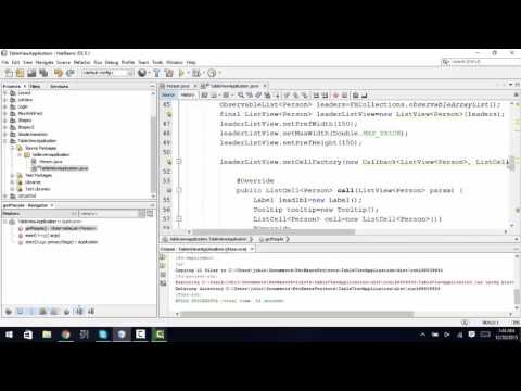 JavaFX Tutorial 32 Making Application using TableView part 3