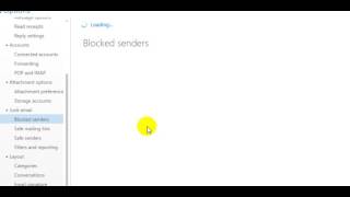 How to unblock contact email or domain in outlook webmail 365