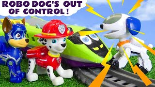 Can the Paw Patrol Pups save out of control Robo Dog?