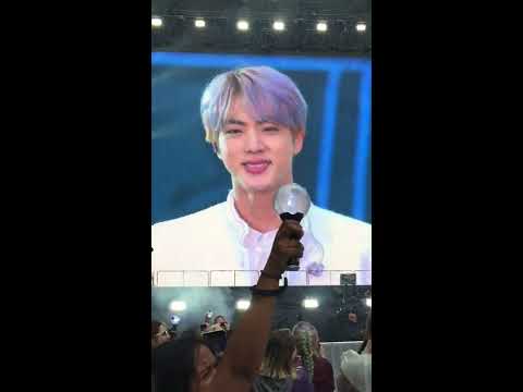 190607 BTS ( 방탄소년단 )  — FIRST MENT @ Speak Yourself Stade de France Paris Fancam (ENG SUB IN CC)