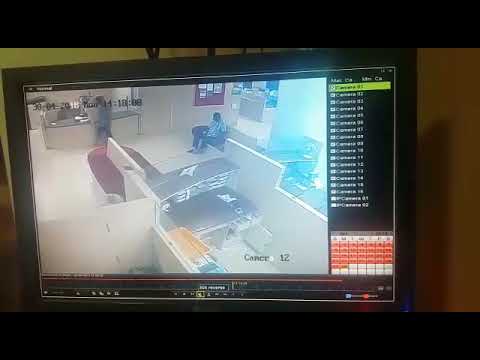 Indian Bank robbery in Madurai, Viral CCTV footage