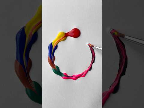 Satisfying Artwork #shortsvideo #shortsart