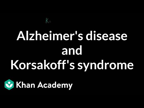 アルツハイマー病とコルサコフ症候群｜環境の処理｜MCAT｜カーンアカデミー (Alzheimer's disease and Korsakoff's syndrome | Processing the Environment | MCAT | Khan Academy)