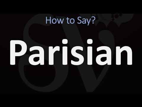 How to Pronounce Parisian? (CORRECTLY)