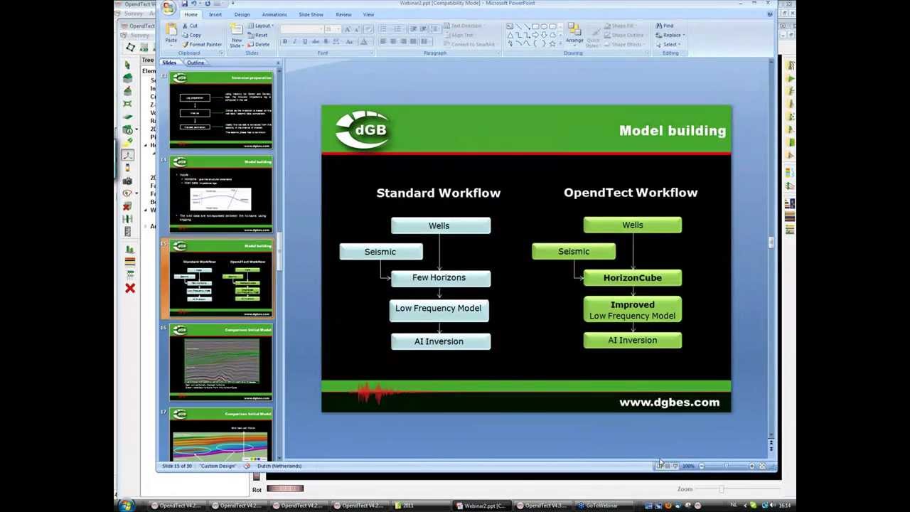 Webinar: Inversion & Rock Properties Package (OpendTect and plugins)