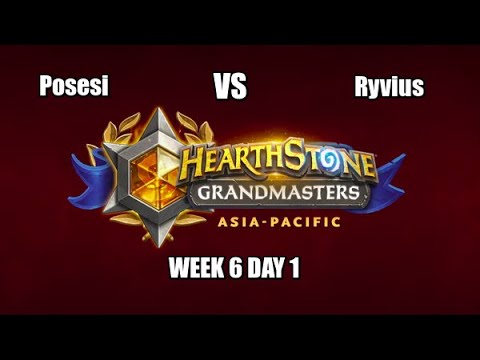 posesi vs Ryvius. Hearthstone Grandmasters 2020 Season 1 (Week 6 Day 1)
