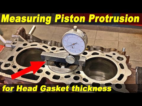 Measuring Piston Protrusion  TDV6 SDV6 - Land Rover