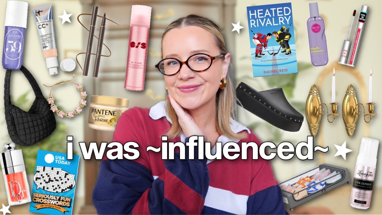 things i was ~influenced~ to buy that are ACTUALLY good (beauty, fashion, lifestyle & more!)