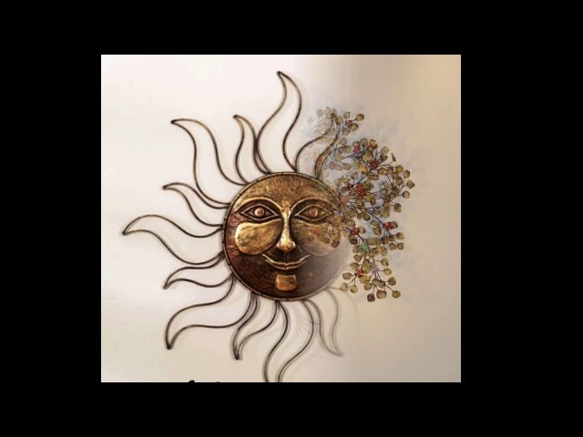 Vídeo relacionado con Decoración de pared de flores de metal, escultura floral rústica moderna de 10 pulgadas, hierro envejecido para colgar en la pared, decoración del hogar, obras de arte para interiores, cocina,