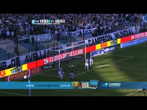 Lo tuvo Márquez. Racing 0 - Belgrano 0. Fecha 19. Primera División 2015. FPT.