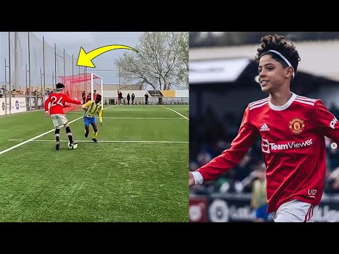 Cristiano Jr. Çılgın Yetenekleriyle Dünyayı Şok Etti !! Tribündeki Ronaldo Gözyaşlarını Tutamadı