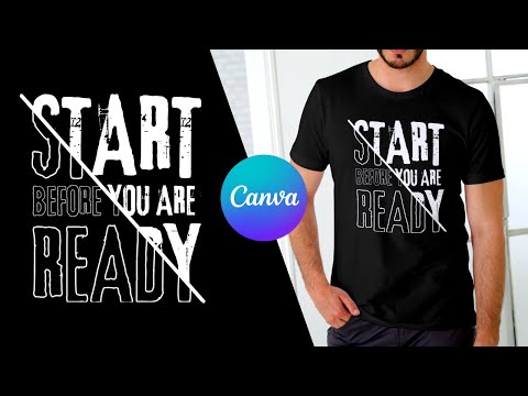 How to Design a Rolling Text T Shirt in Canva