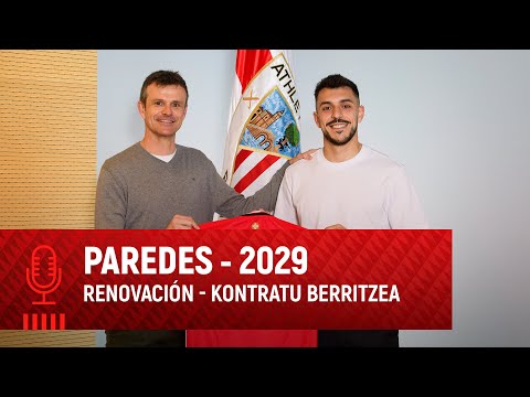Imagen de portada del video Aitor Paredes - Renovación - Kontratu berritzea – 2029