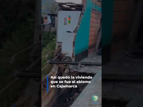 #Atención | 🏠 Así quedó la vivienda que se fue al abismo en Cajamarca, #Tolima