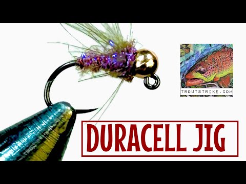 Fish Cannot Resist This Fly! Duracell Jig Fly Tying Tutorial