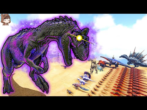 Nightmare Allosaurus from Ark Supreme VS Mod Dinosaurs | ARK Mod Battle