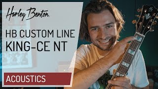 Video thumbnail for Harley Benton - Custom Line - King-CE NT - Jumbo Acoustic Guitar - Presentation - by Harley Benton