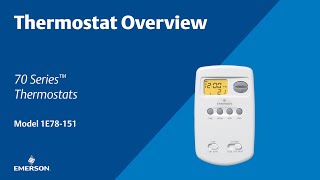 70 Series - 1E78-151 - Thermostat Overview
