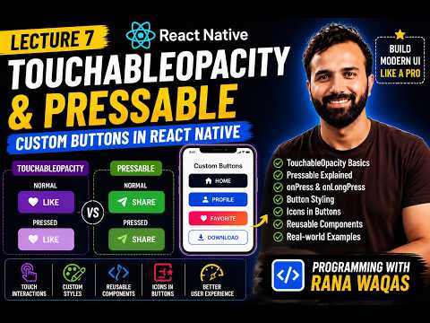 React Native Touchableopacity Pressable Tutorial Custom Buttons In React Native