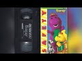 Barney Safety 1995 1995 VHS Release Canadian Release 2000 Reprint
