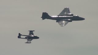 preview picture of video 'Canberra and Venom at Weston Super Mare 22nd June 2014'
