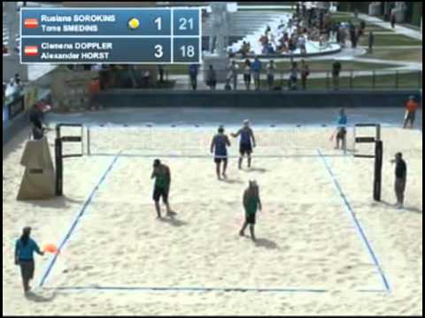 Doppler/Horst vs. Smedins/Sorokins - Rome Grand Slam 2013 - Round 2