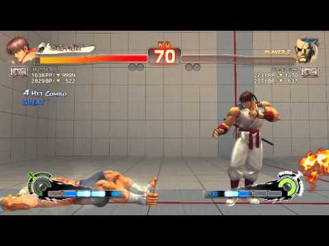 Ultra Street Fighter IV battle: Guy vs Sagat