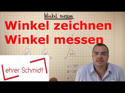 Drawing angles - measuring angles | Mathematics | Geometry | Lehrerschmidt - simply explained!