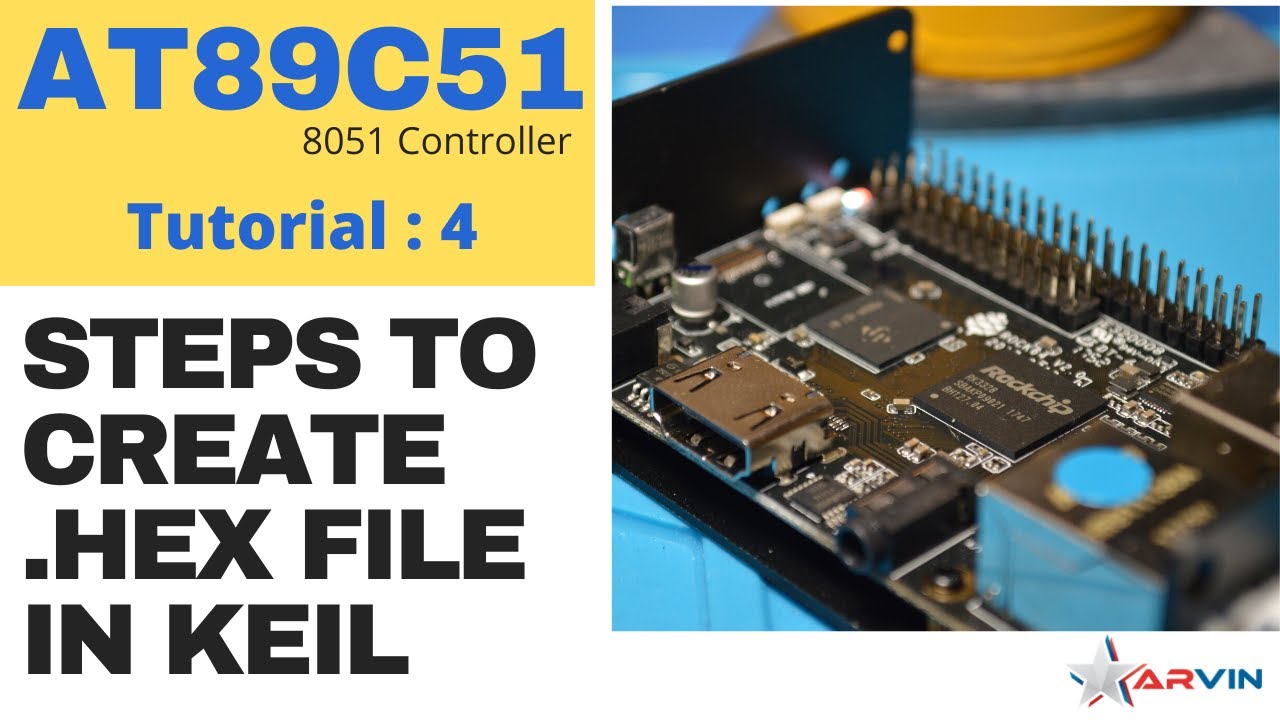Steps to Create .Hex File Before Programming in Keil Software | Embedded System