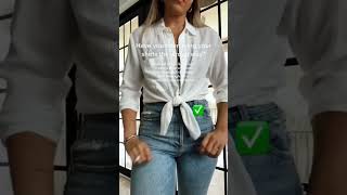 💥 Right Way Of Tying Shirt Knot Perfectly #shorts
