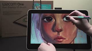 Wacom One 13 touch Pen Display DTH134W0A B&H Photo Video