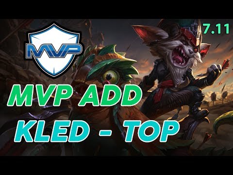 MVP ADD Kled vs Karma Top - Korean Pro Replay