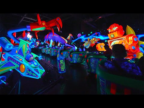 Buzz Lightyear Astro Blasters at Disneyland Park [4K60 POV]