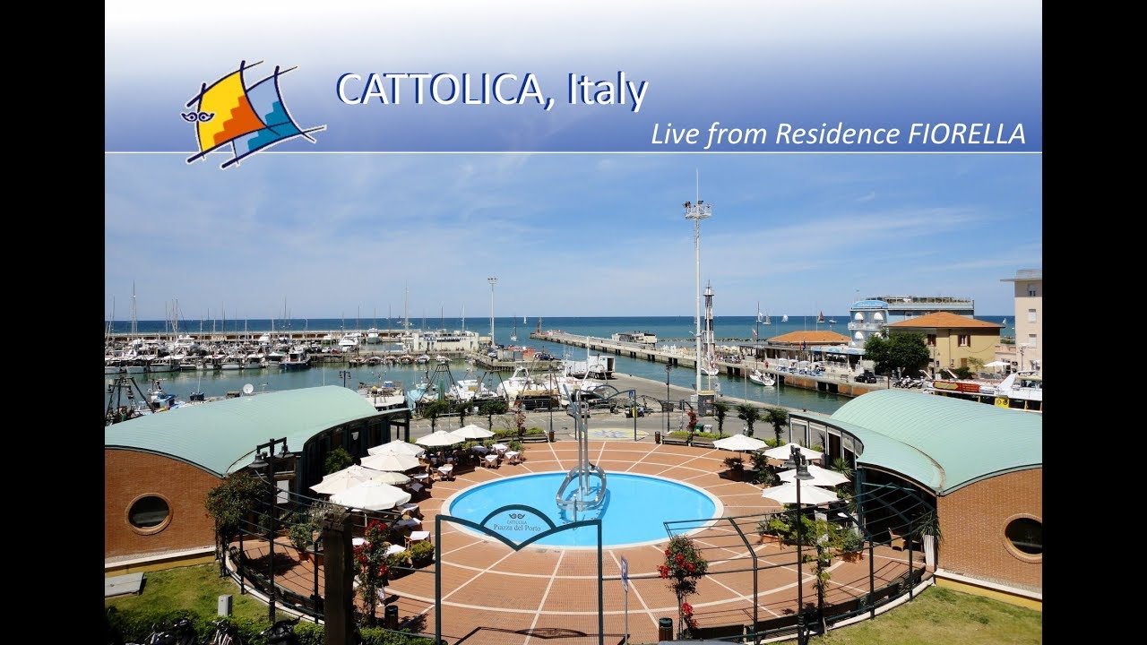 Live webcam view of Porto di Cattolica Harbor Panorama