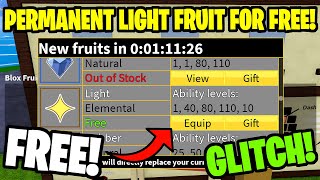 HOW TO GET PERMANENT LIGHT FRUIT IN BLOX FRUITS FOR FREE!