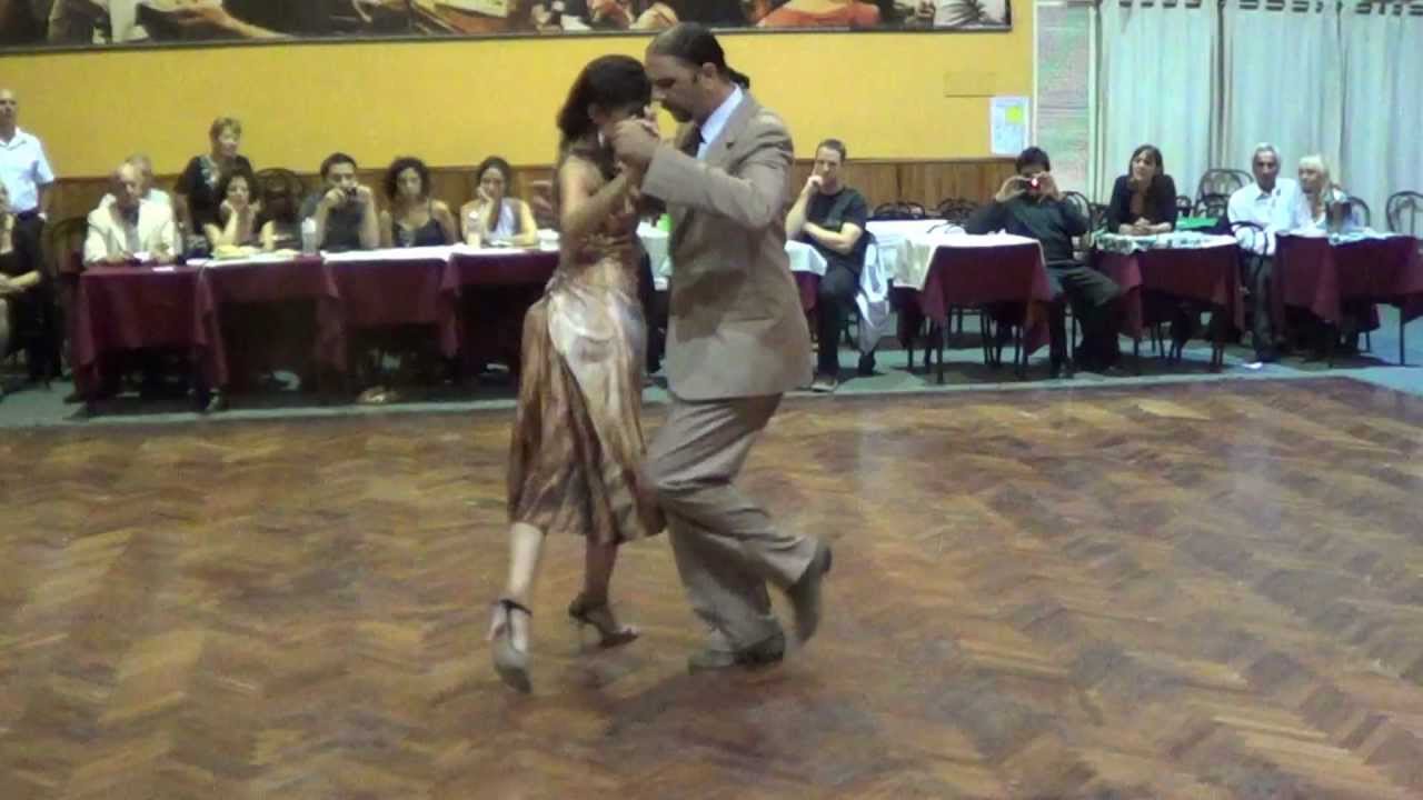 Luciana Gorosito y Adrián De Gregorio (Tango)  "Paciencia" "Salón Caning" (Jueves 28-02-13) 3/4
