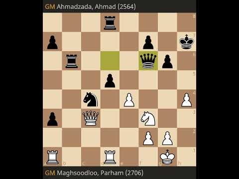 Parham Maghsoodloo vs Ahmad Ahmadzada • Sharjah Masters 2025   Group A • Round 4