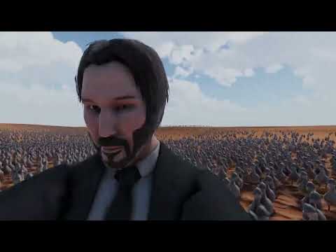 JOHN WICK vs 20.000 BATTLE DUCK | ULTIMATE EPIC BATTLE SIMULATOR 2