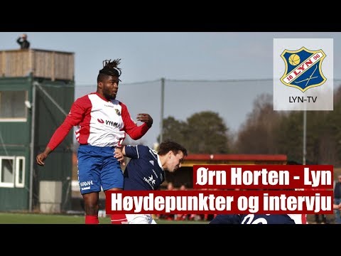 NM 1. runde - Ørn Horten - Lyn. Høydepunkter og intervju
