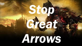 Dark Souls 3 - How To Stop Arrows at Smoldering Lake