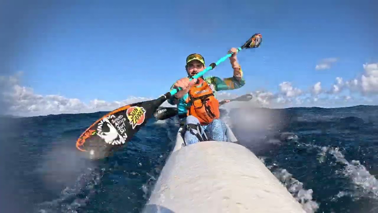 South Africa Surf Ski Mauritius Tours - August 2025 - Day 5 - Afternoon Downwind