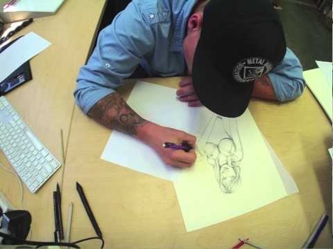 Metal Mulisha Art Lapse with Steve Florer