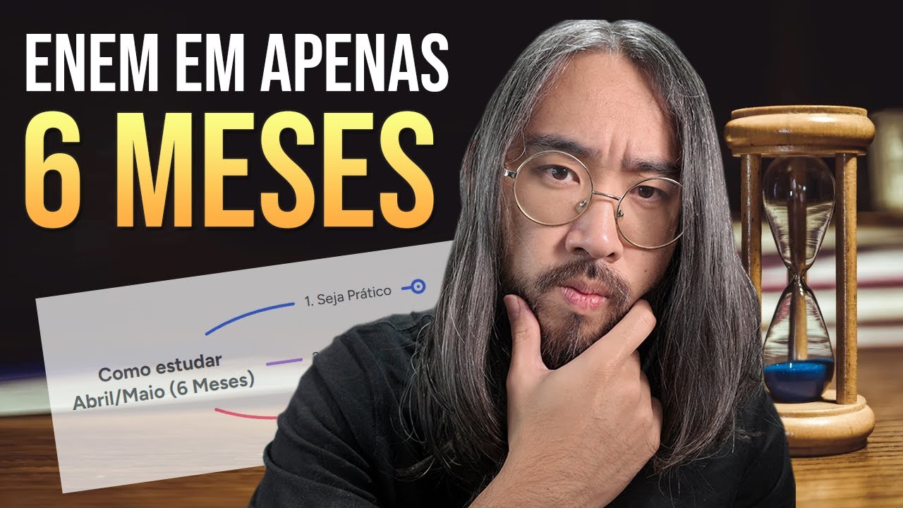 How to study starting in April/May for ENEM and Vestibular